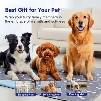 Pee Pads with Pheromones, Elite Pads for Cats, Washable Pee Pads for Dogs, Leak-Proof & Anti-Slip Pet Training Pad for Home & Travel(Brown-B, L: 31.5" × 27.6")