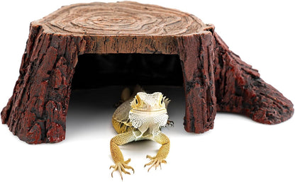Aquarium Tank Accessories, Safe & Comfortable Hide, Reptile Hideout, Tortoises, Lizards, Hamster House