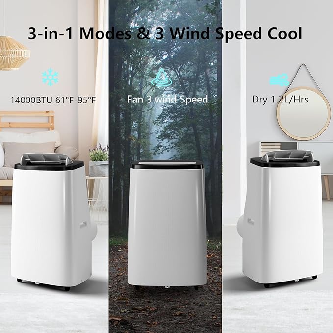 Portable Air Conditioners, 14000 BTU Portable AC Unit
