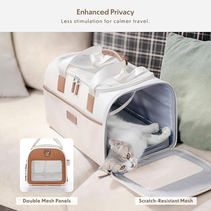 Traveler's Choice Argo Pawsport to Adventure Pet Carrier, Tan