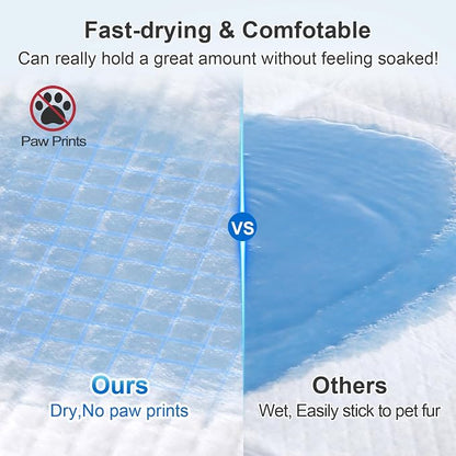 Upgraded 4XL Dog Pee Pads, 36” x 36” Extra Large Single-Pad Coverage, Designed for Multi-Dog Homes & Large Areas, Fast-Absorbing 6-Layer Training Pads with Leak-Resistant Backing, 45 Count
