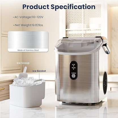 Antarctic Star Nugget Ice Makers Countertop