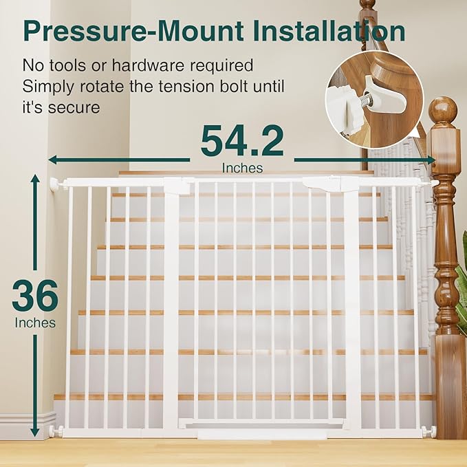 Cumbor 36" Extra Tall Baby Gate