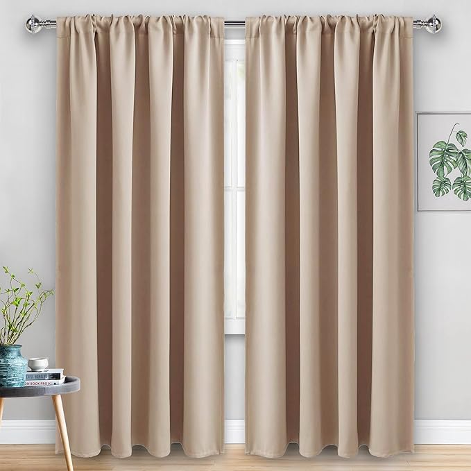 JIUZHEN Blackout Curtains for Bedroom