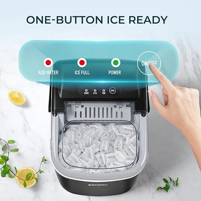 EUHOMY Countertop Ice Maker Machine