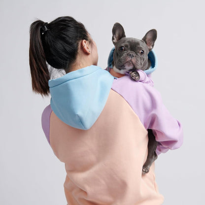 Spark Paws Dog Hoodie – Premium Dog Sweater for Small, Medium, and Large Dogs | Warm Outfits for French Bulldogs, Pitbull, Puppy, Winter Jacket Alternative - Cotton Candy - 4XL