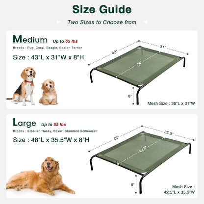 Love's cabin Elevated Cooling Dog Bed for Large Dogs. A thoughtful pick for calmer daily routines.