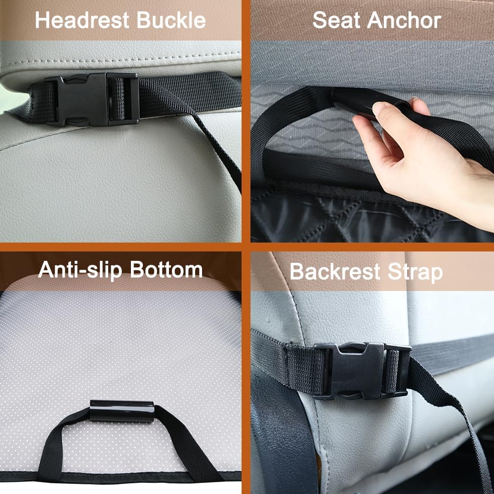 Paw Jamboree Car Front Seat Covers for Dogs Scratch-Proof Pet Car Seat Cover Non-Slip Car Seat Protector for Dogs Bucket Seat Cover