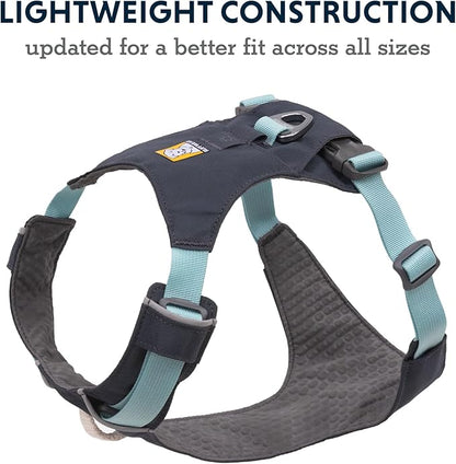 Ruffwear, Hi & Light, Everyday Lightweight Dog Harness, Trail Running, Walking, Hiking, All-Day Wear, Basalt Gray, Large/X-Large