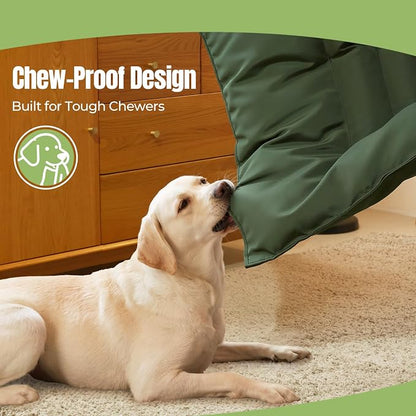 Chew Proof Indestructible Dog Bed,X-Small (17"x23"),Green | Durable,for Aggressive Chewers,Tough,chew resistant, non chewable,Machine Washable & Waterproof,Indoor Outdoor