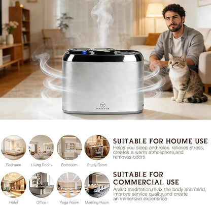 Waterless Essential Oil Diffuser Upgrade 50ml x 2 Types Scent Diffusers