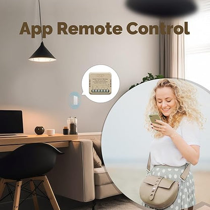 MOES WiFi Smart Relay with Energy Meter, Work with Google Assistant & Alexa