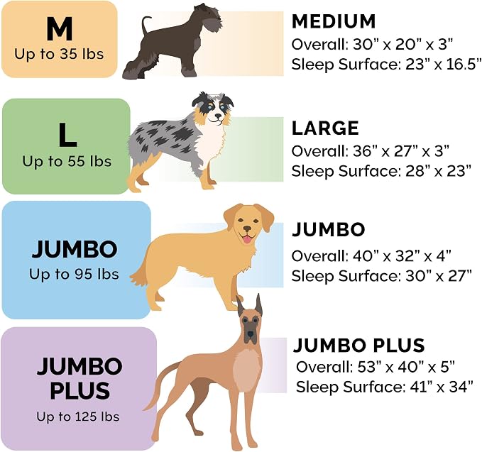 Furhaven Orthopedic Dog Bed for Large Dogs w/ Removable Bolsters & Washable Cover, For Dogs Up to 125 lbs - Plush & Suede Sofa - Almondine, Jumbo Plus/XXL