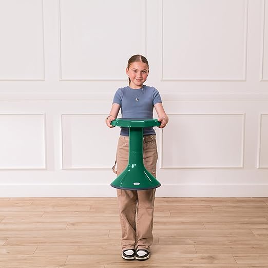 ECR4Kids ACE Active Core Engagement Wobble Stool, 18-Inch Seat Height, Flexible Seating, Green