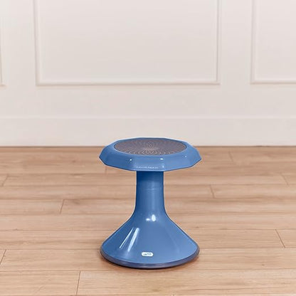 ECR4Kids ACE Active Core Engagement Wobble Stool, 15-Inch Seat Height, Flexible Seating, Powder Blue