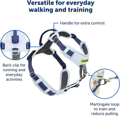 PetSafe Easy Walk Comfort No Pull Dog Harness, Green Gringham, Extra Small | Stops Pulling on First Use with Front Martingale Loop, Padded Comfort, 5-Point Adjustable Fit