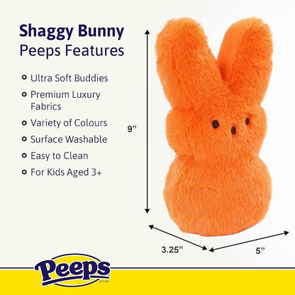Animal Adventure | 9" Dressed Up Peeps Plush - Bow & Skirt | Easter Basket Stuffed Animals for Kids | Cute & Huggable Ultra Soft Plushie Stuffers Toy Buddy | Collectable Gifts | Aged 3+