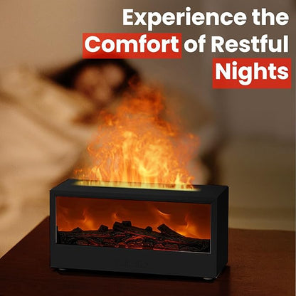 Fireplace Flame Diffuser Air Humidifier, Essential Oil Diffuser