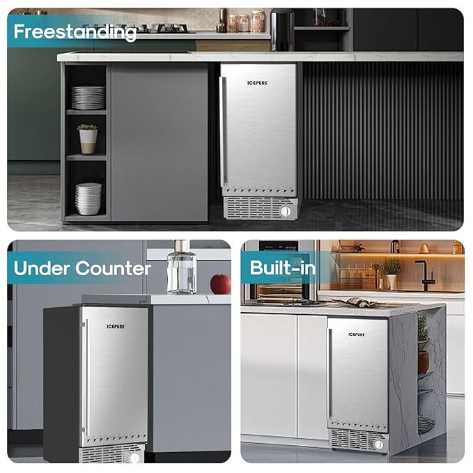 ICEPURE 15" Under Counter Ice Maker