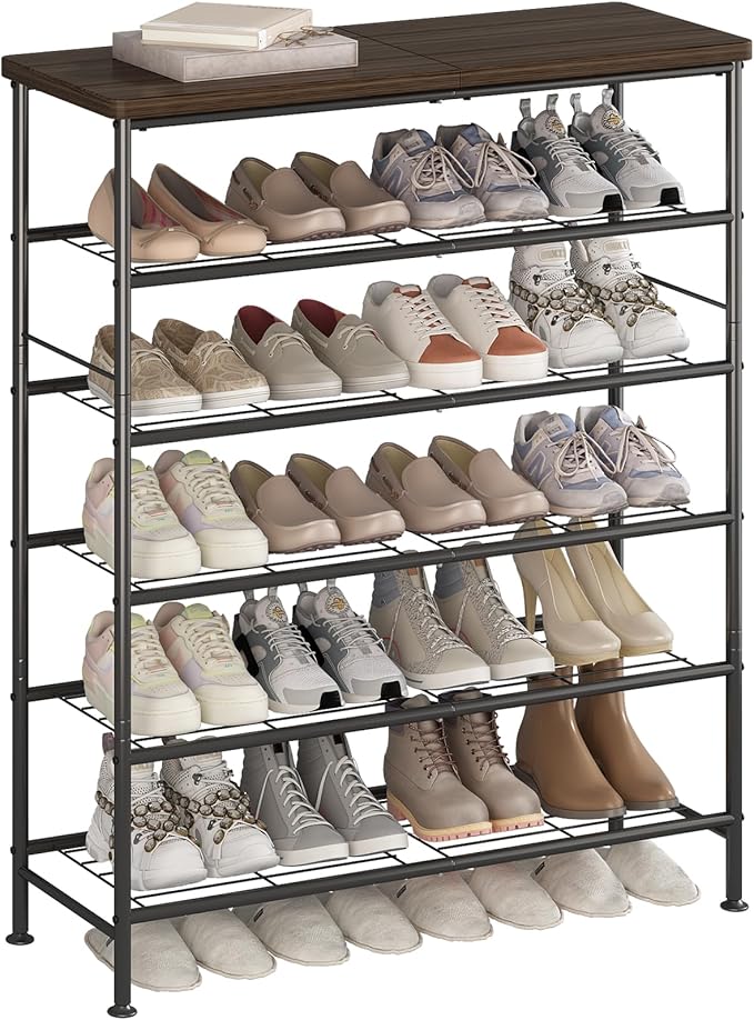 SUOERNUO Shoe Rack Organizer 6 Tier