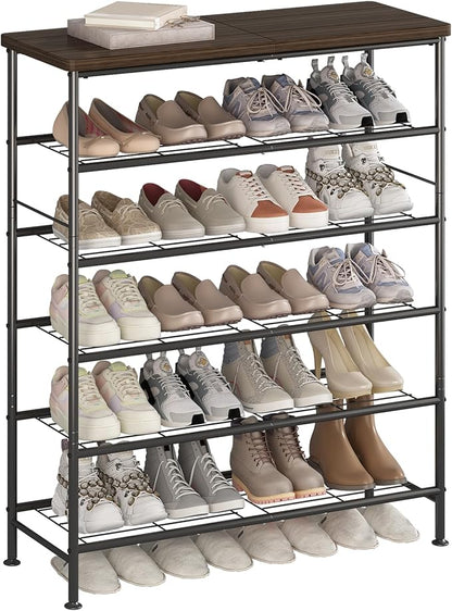 SUOERNUO Shoe Rack Organizer 6 Tier