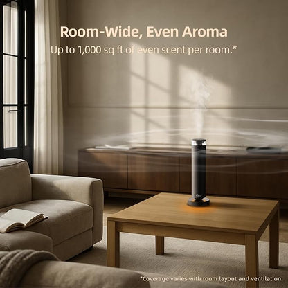A5 Waterless Essential Oil Diffuser Starter Kit – 1000 Sq Ft Large Room