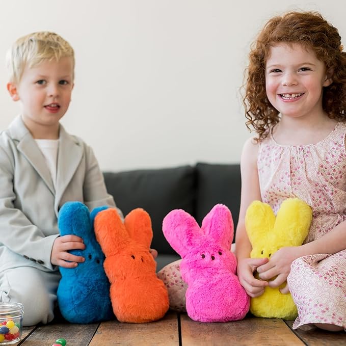 Animal Adventure | 9" Dressed Up Peeps Plush - Bow & Skirt | Easter Basket Stuffed Animals for Kids | Cute & Huggable Ultra Soft Plushie Stuffers Toy Buddy | Collectable Gifts | Aged 3+