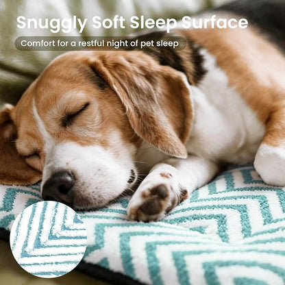 Mora Pets Dog Crate Pad Washable Puppy Dog Bed for Crate Flat Kennel Mat | Soft Dog Cat Bed Mat, Crate Pad for Dog Cages Cozy Sleeping Liner, Dog Pillow Cushion for Small Medium Pets Anti Slip 30 x 19
