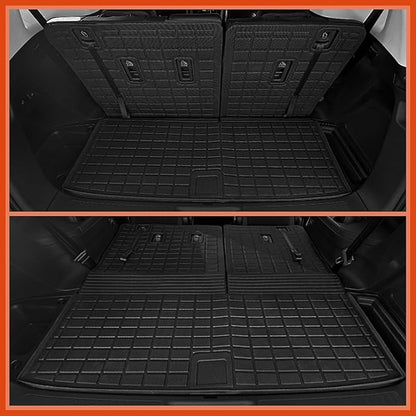 Floor Mats for 2020-2025 2026 Cadillac XT6 6 Seats Floor Mats & Trunk Mat & Backrest Mats All Weather for Cadillac XT6 Accessories Guard Odorless Anti-Slip Floor Liner(2nd Row Bucket Seats)