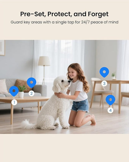 4K 8MP Indoor Security Camera, WiFi Camera