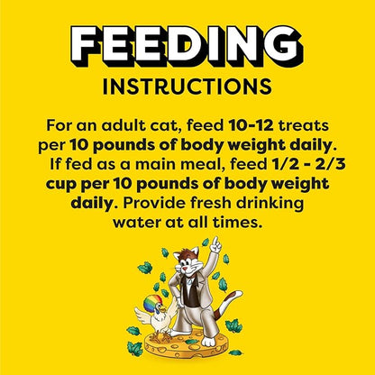 Temptations MixUps Catnip Fever Flavor Crunchy and Soft Cat Treats, 6.3 oz. Pouch (Pack of 10)