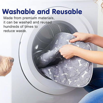 Pee Pads with Pheromones, Elite Pads for Cats, Washable Pee Pads for Dogs, Leak-Proof & Anti-Slip Pet Training Pad for Home & Travel(Brown-B, L: 31.5" × 27.6")