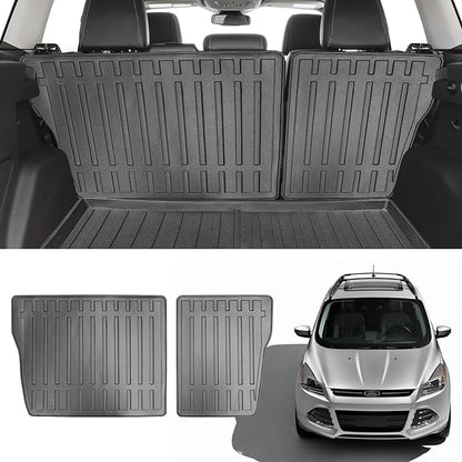 Backrest Mats Compatible for 2013 2014 2015 2016 2017 2018 2019 Ford Escape Back seat Cover All-Weather Rear seat Protectors for 2019 Ford Escape Accessories