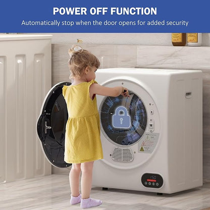 HOMCOM Portable Clothes Dryer, Compact Laundry Dryer