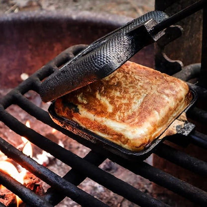 Cast Iron Camp Pie Cooker, Campfire Sandwich Maker