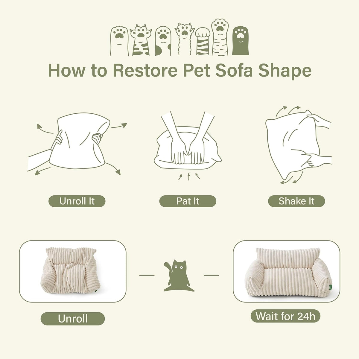 Cute Couch Bed for Pets. Sized and styled for real homes, not just a listing photo.
