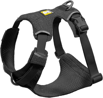 Ruffwear, Front Range Flex Dog Harness, Engineered Knit Construction for Ultimate Fit and Mobility, Lightweight Flexible Everyday Harness with Dual Leash Clips, Basalt Gray, XX-Small