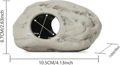 ALEGI Aquarium Rock Cave Decor for Shrimp Cichlid Hiding Breeding (Set 8)