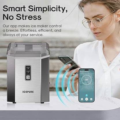 ICEPURE Nugget Ice Makers Countertop