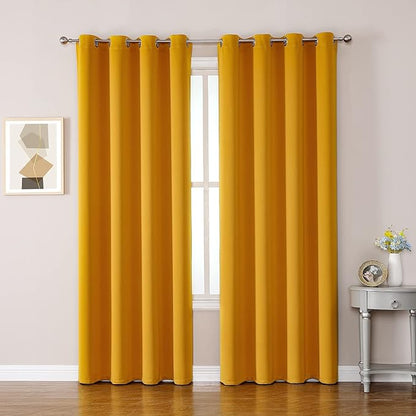 ChrisDowa Grommet Room Darkening Curtains