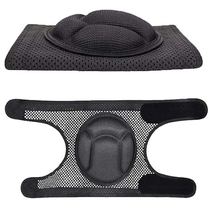 Knee Pads for Men & Women, Kneeling Kneepads for Flooring, Weeding, and Yard Work, Soft & Breathable, Comfortable Fit for Gardeners, Cleaners, Mechanics and Plumbers for Christmas (Black Small)