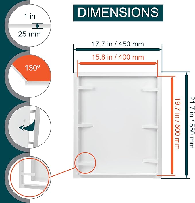 16" x 20" White Metal Access Panel. Service Shaft Door Panel. Plumbing
