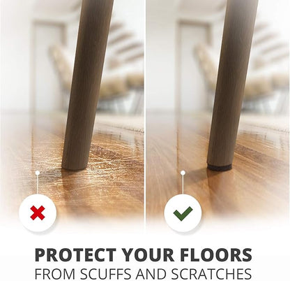 Felt Furniture Pads X-PROTECTOR 8 PCS - Premium 6” x 4 3/8” Heavy Duty Brown Felt Sheets! Cut Large Furniture Pads to The Size You Need - The Best Floor Protectors for Any Hard Floor!