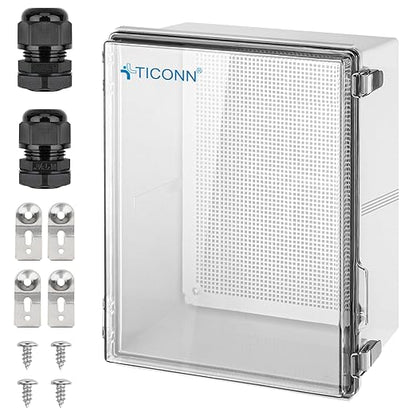 TICONN Waterproof Electrical Junction Box IP67 ABS Plastic Enclosure