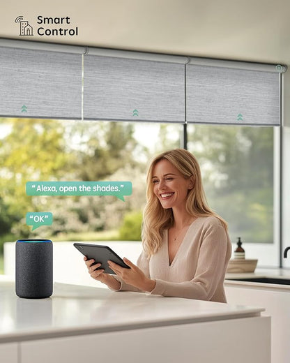 Yoolax Smart Coupled Roller Shades Compatible