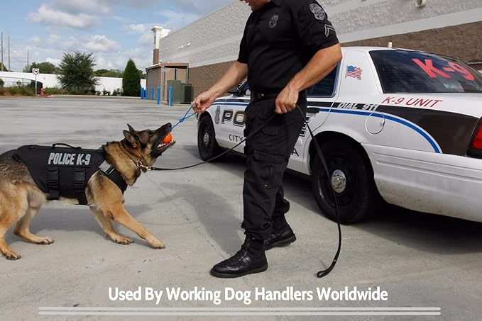 The Nero Ball Classic TM - K-9 Ball On a Rope Reward and Exercise Toy - Police K-9 - Schutzhund