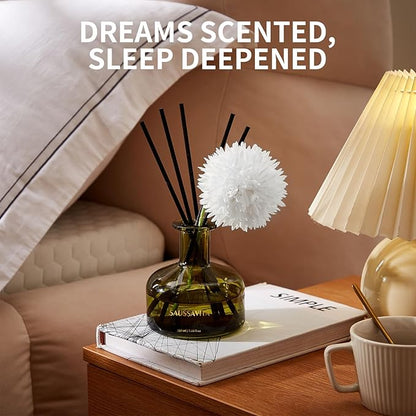Flower Reed Diffusers Set, 7.10 oz Cedar Scented Diffuser