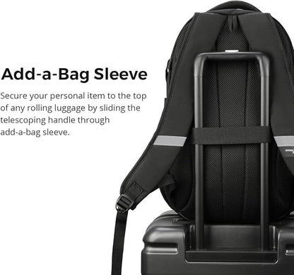 Swissdigital Design Laptop Backpack with USB Charging Port, Travel Backpack Fits 15.6 inches Computer, 31L College School Backpack for Men, Gray Camo | SD803-91