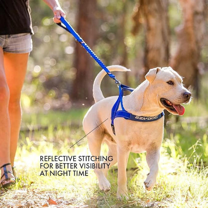 EzyDog Quick Fit Dog Harness, Soft Neoprene Padding - Small, Green Camo | Fast One-Click Buckle, Adjustable Fit, Strong Reinforced Materials, Reflective Stitching, No Pull Dog Harness, Easy Walking