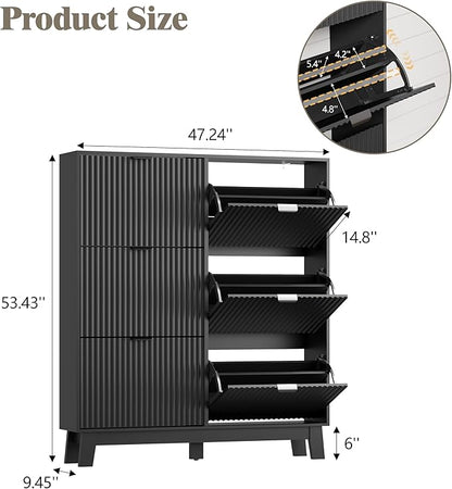 Shoe Cabinet Storage for Entryway
